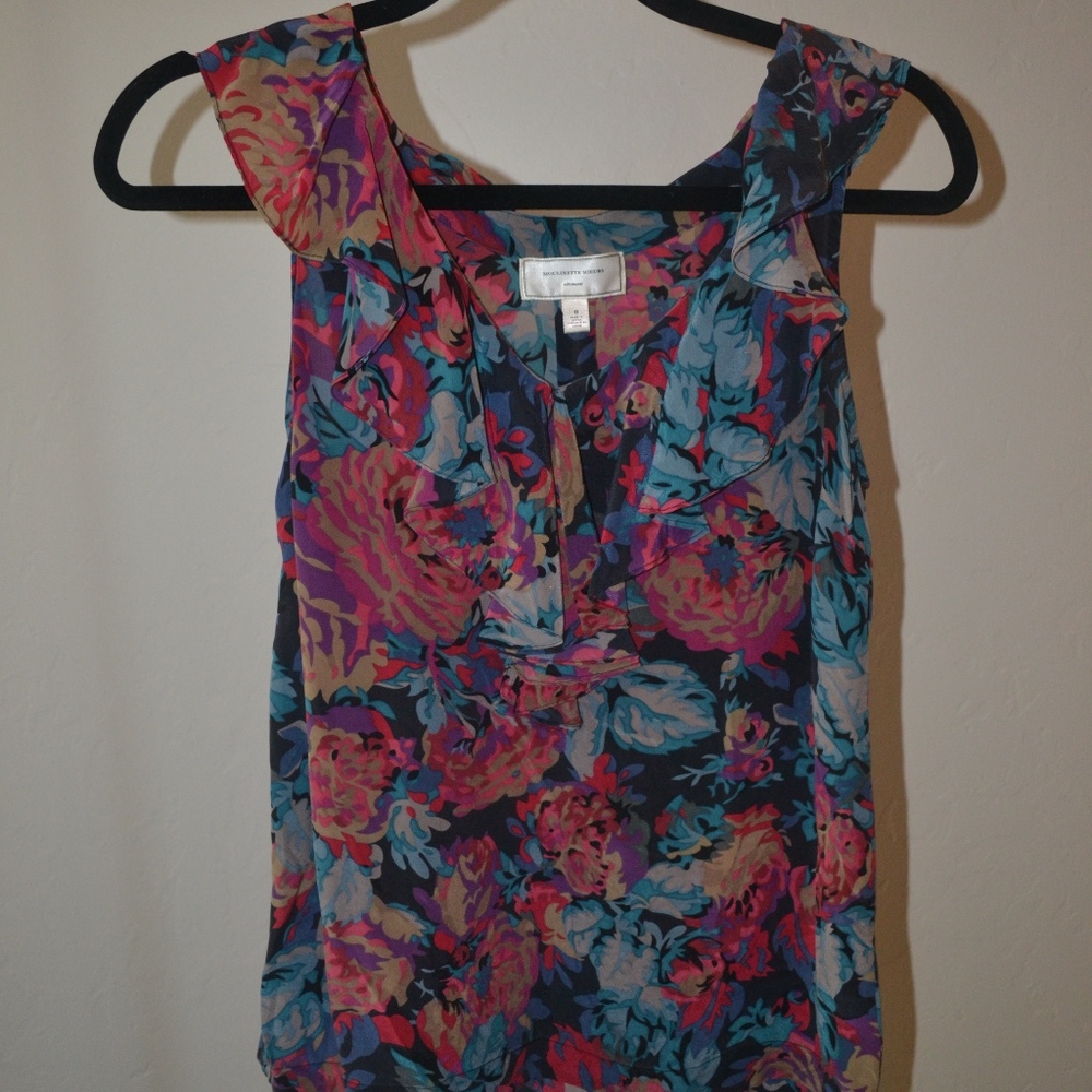 Anthropologie Moulinette Soeurs Silk Top